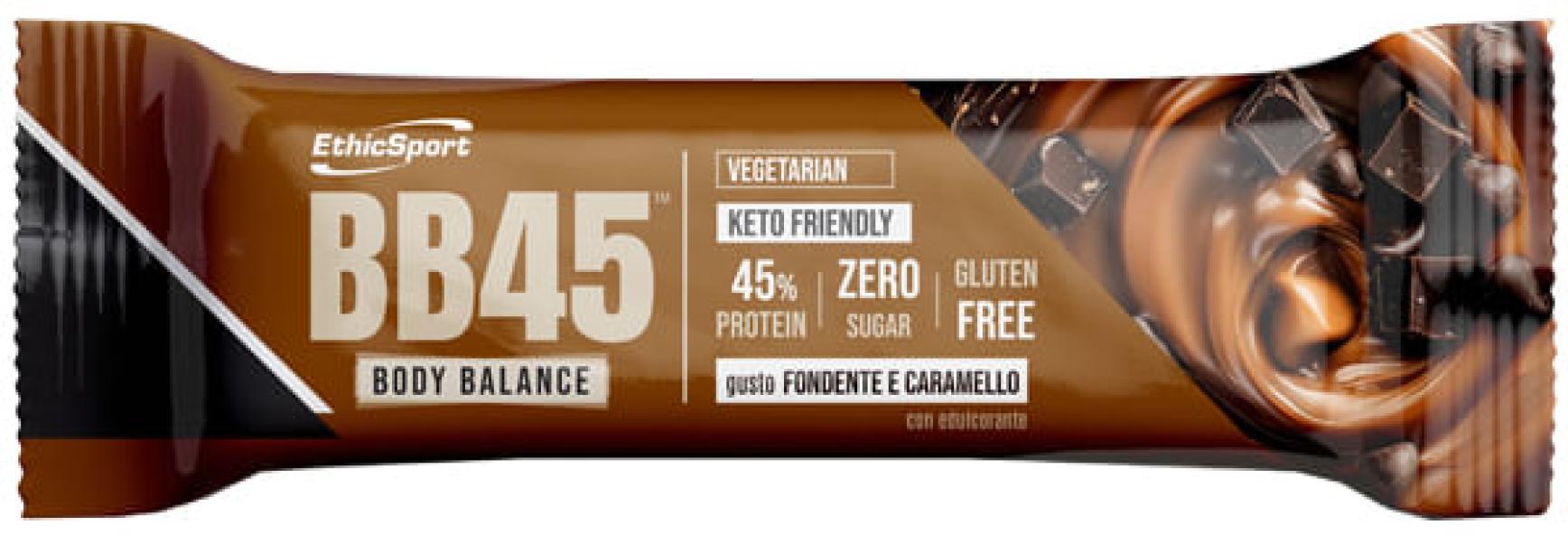 ethic sport ethicsport barretta bb45 35g cioccolato fondente/caramello - foto 1