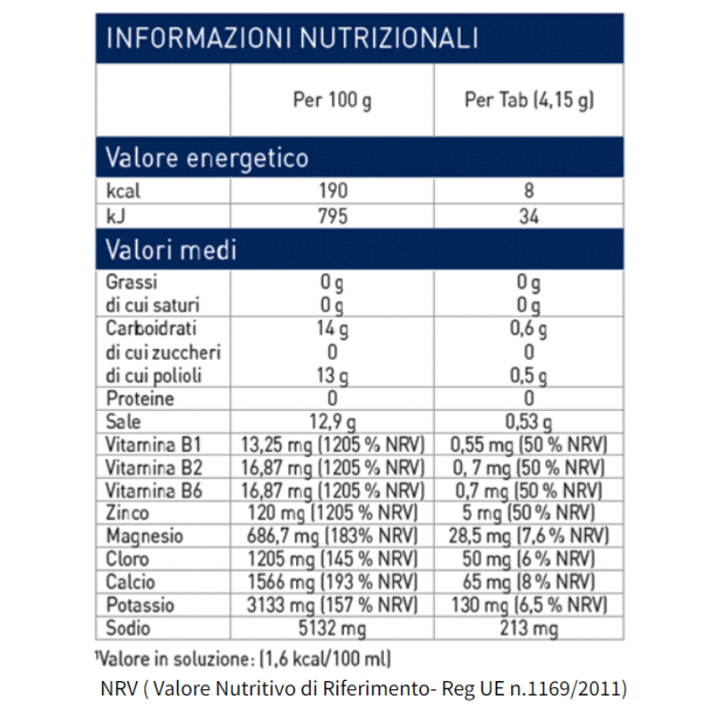 ethic sport ethicsport super hydro tabs tubo da 20 cpr da 4,15 gr arancio - foto 2