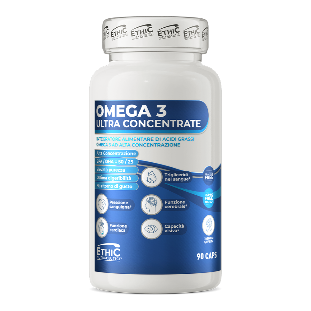 ethic sport ethicsport omega 3 ultra concentrato da 90 cps - foto 1